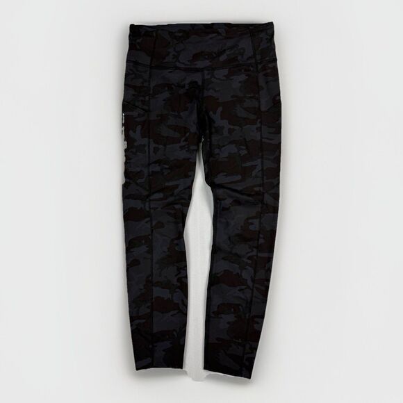 Lululemon Fast and Free Tight II Nulux Incognito Camo Multi Grey Size 8 - Picture 2 of 11